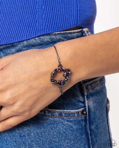 Paparazzi Bracelet ~ Geode Greeting - Multi