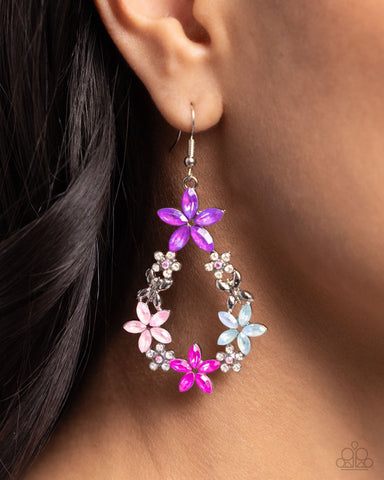 Paparazzi Earring ~ FAIRY Beautiful - Pink