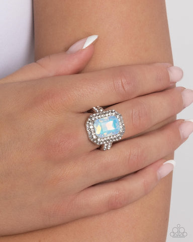 Paparazzi Ring ~ Faceted Fidelity - Blue