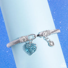 Heart Hour - Blue - Paparazzi Bracelet Image