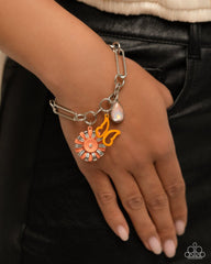 Aerial Accomplishment - Orange - Paparazzi Bracelet Image